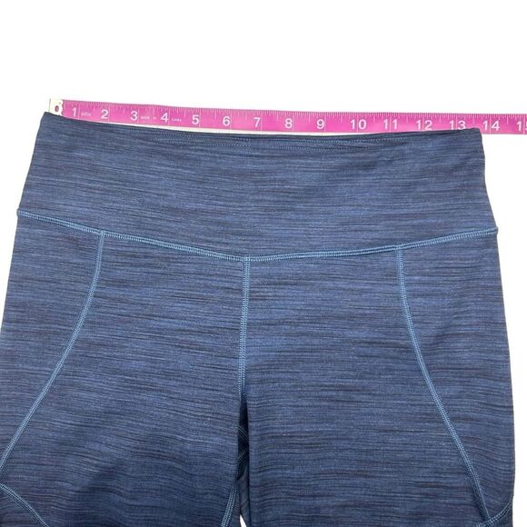 Patagonia Blue Crop Leggings Recycled Polyester Women's Size Medium - Picture 4 of 6